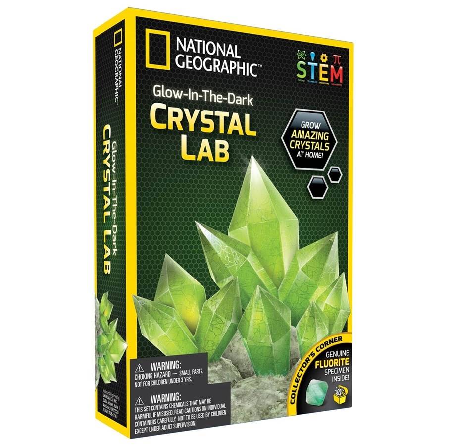 National Geographic Glow In Dark Crystal Green
