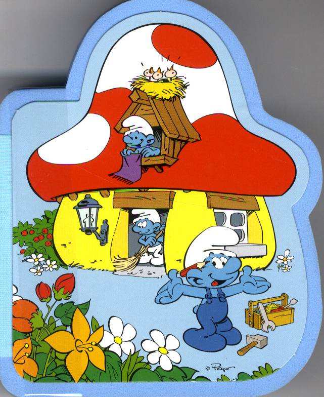 Smurfarna bygger hus