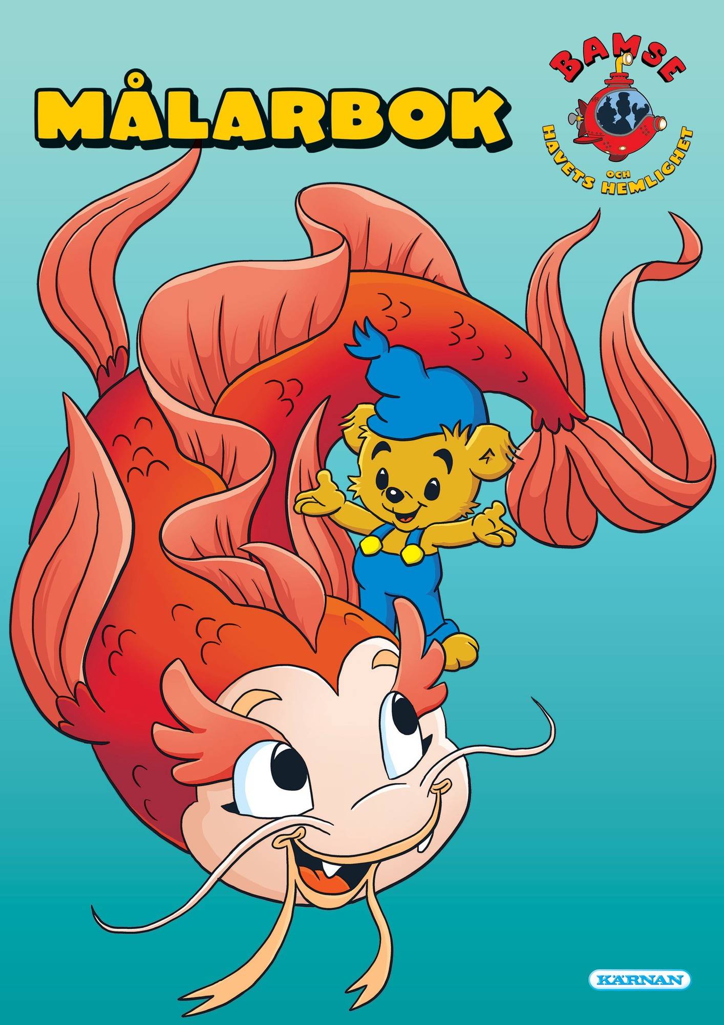 Målarbok. Bamse och havets hemlighet