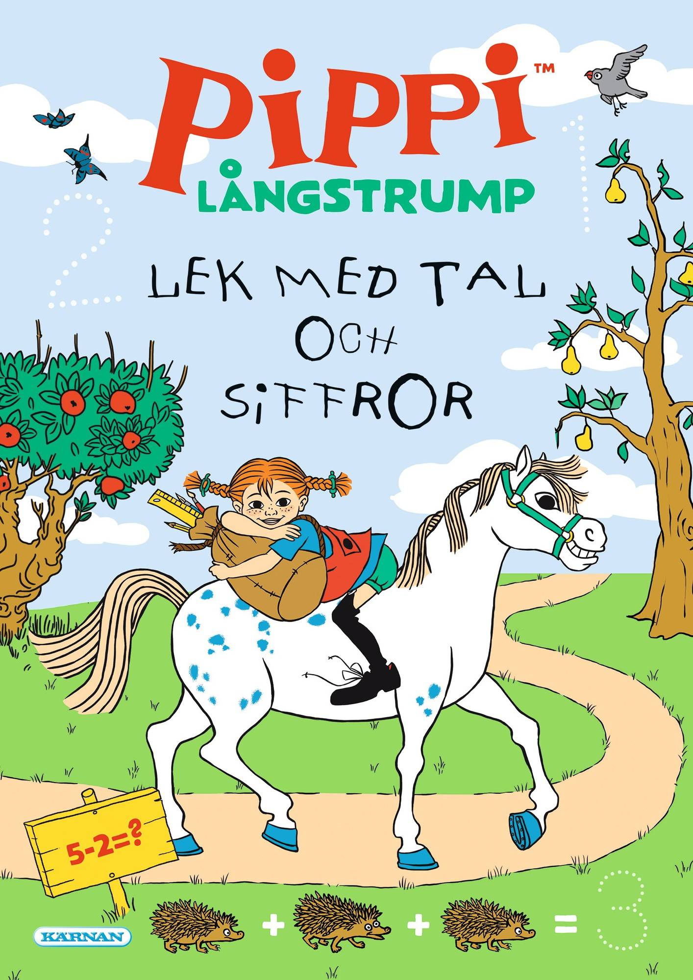 Pippi Långstrump Lek med tal och siffror