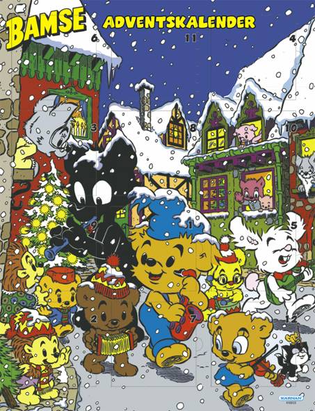 Bamse adventskalender : innehåller 24 miniböcker
