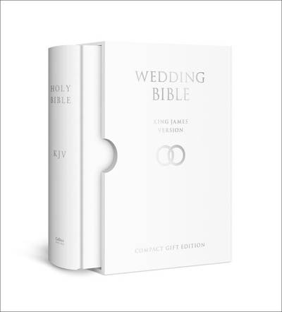 Holy bible: king james version (kjv) white compact wedding edition