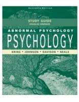 Abnormal Psychology, Study Guide, 11th Edition