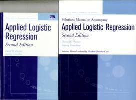 Applied Logistic Regression, Textbook and Solutions Manual, 2nd Edition