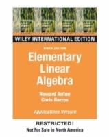 WIE Elementary Linear Algebra With Application, 9th Edition