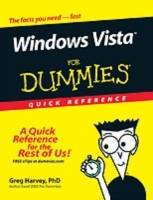 Windows VistaTM For Dummies Quick Reference