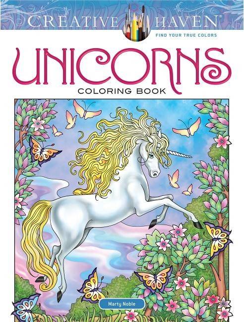 Creative haven unicorns coloring book