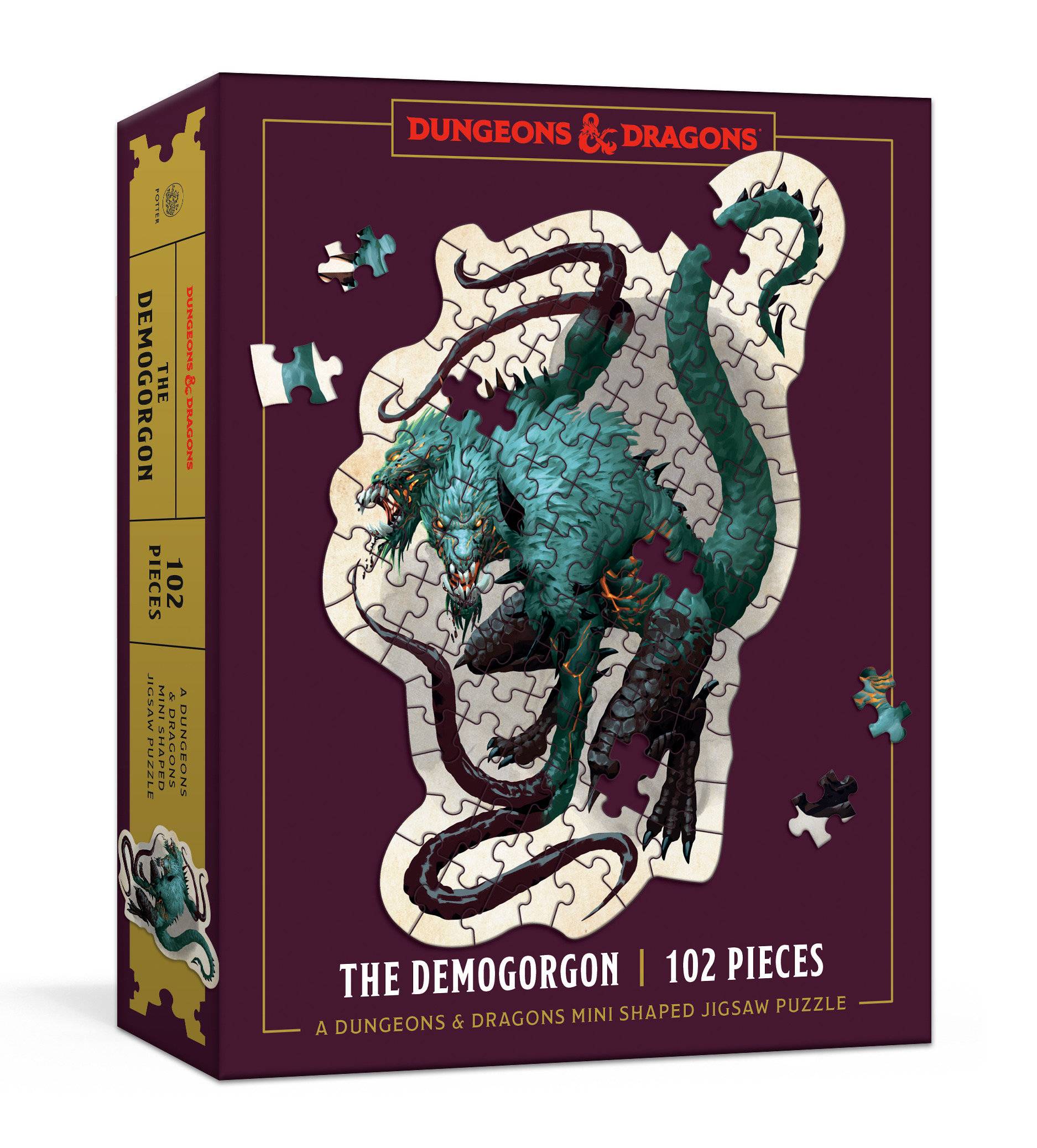 Dungeons & Dragons Mini Shaped Jigsaw Puzzle: The Demogorgon Edition