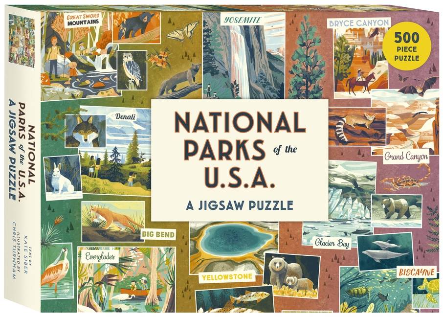 National Parks Of The Usa A Jigsaw Puzzle : 500 Piece Puzzle
