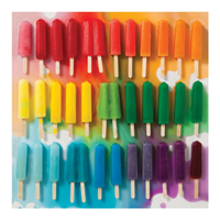 Rainbow Popsicles 500 piece puzzle