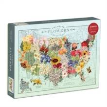 Wendy Gold USA State Flowers 1000 Piece Puzzle