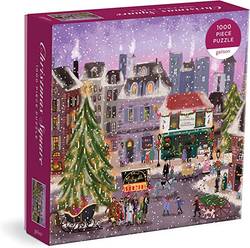 Joy Laforme Christmas Square 1000 Piece Puzzle in Square Box