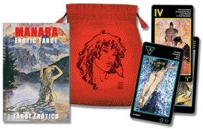 Manara Erotic Tarot Deluxe (78-Cards, Booklet & Velvet Bag) (Formerly Erotic Tarot)