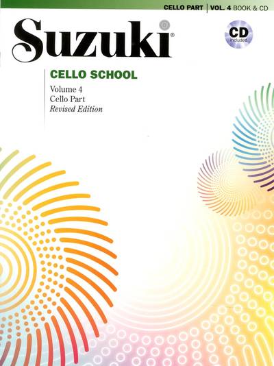 Suzuki cello school. Vol 4, book and CD