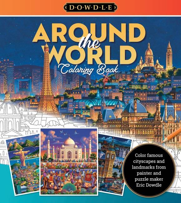 Eric Dowdle Coloring Book: Around the World