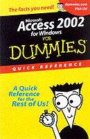 Access 2002 For Dummies Quick Reference