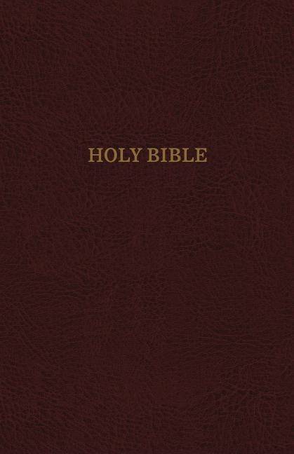 Kjv, thinline reference bible, leather-look, burgundy, red letter edition,