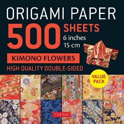 Origami Paper 500 sheets Kimono Flowers 6