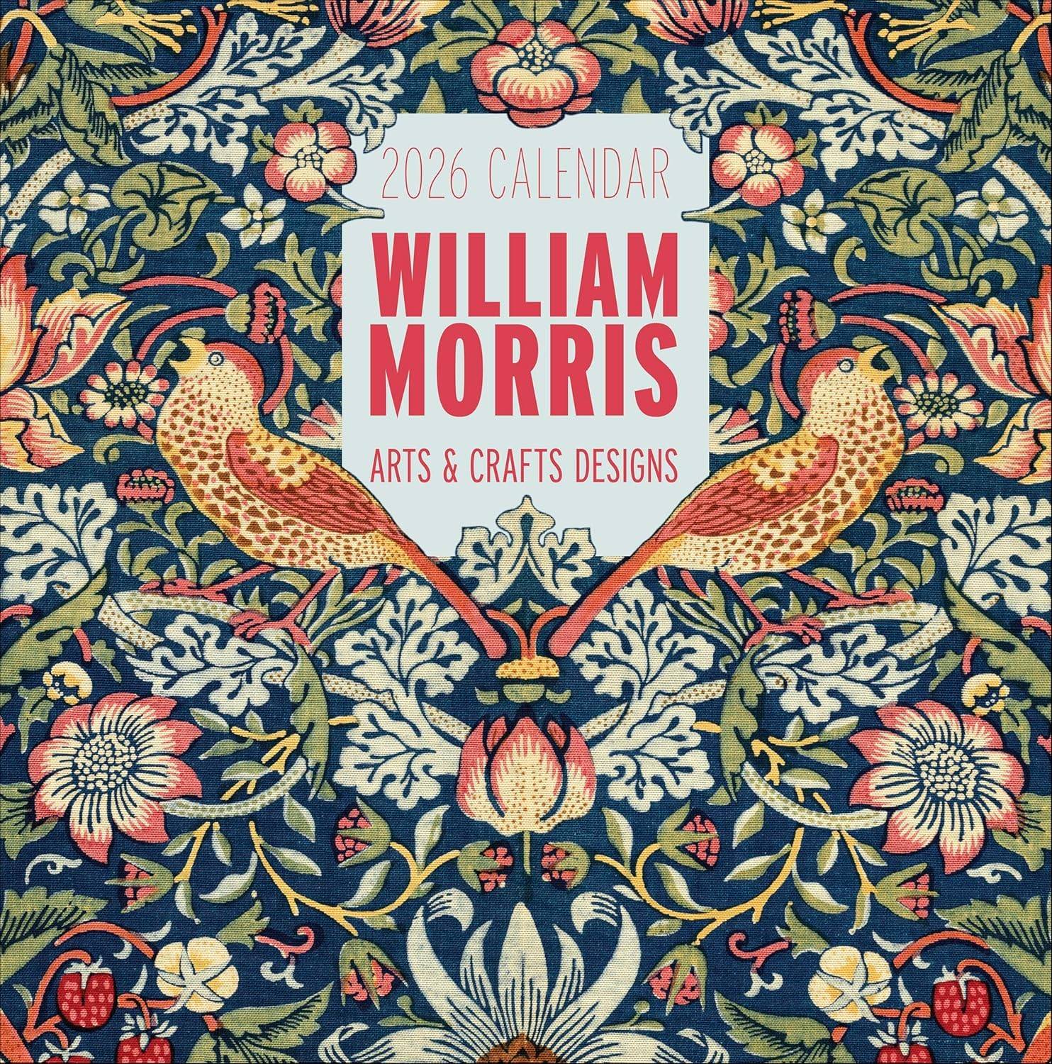 William Morris : 2026 Wall Calendar