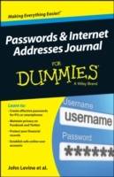 Passwords & Internet Addresses Journal For Dummies