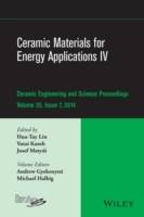 Ceramic Materials for Energy Applications IV: Ceramic Engineering and Scien