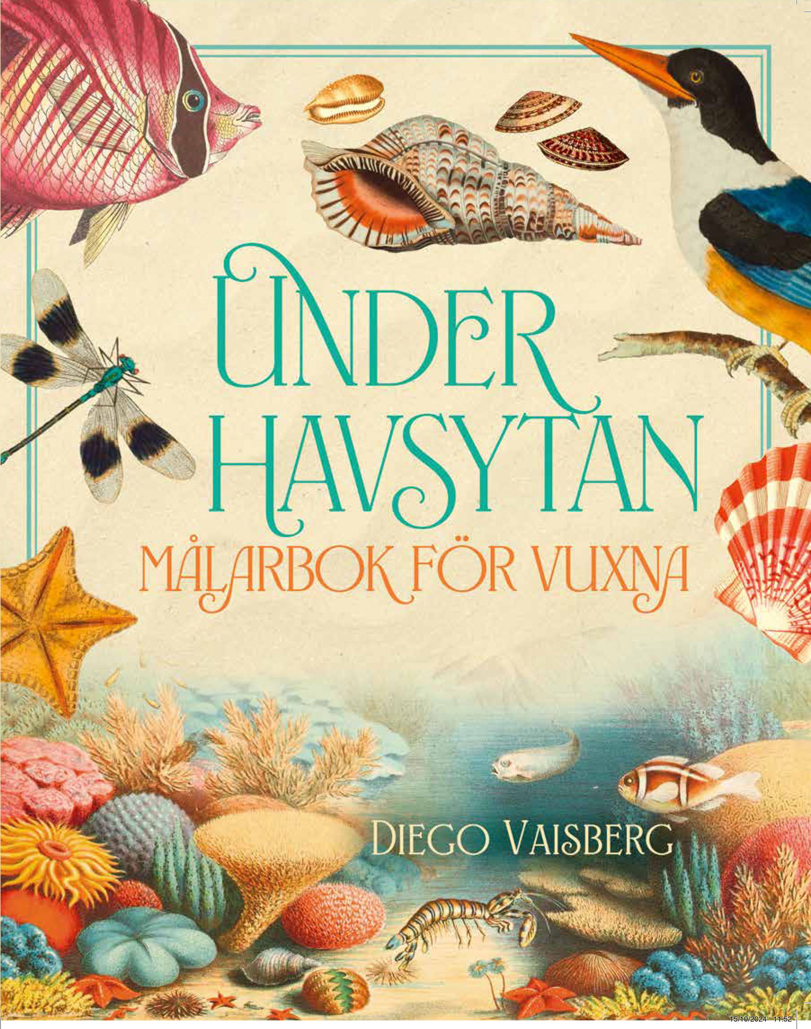 Under havsytan - Målarbok för vuxna