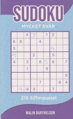 Sudoku Mycket svår