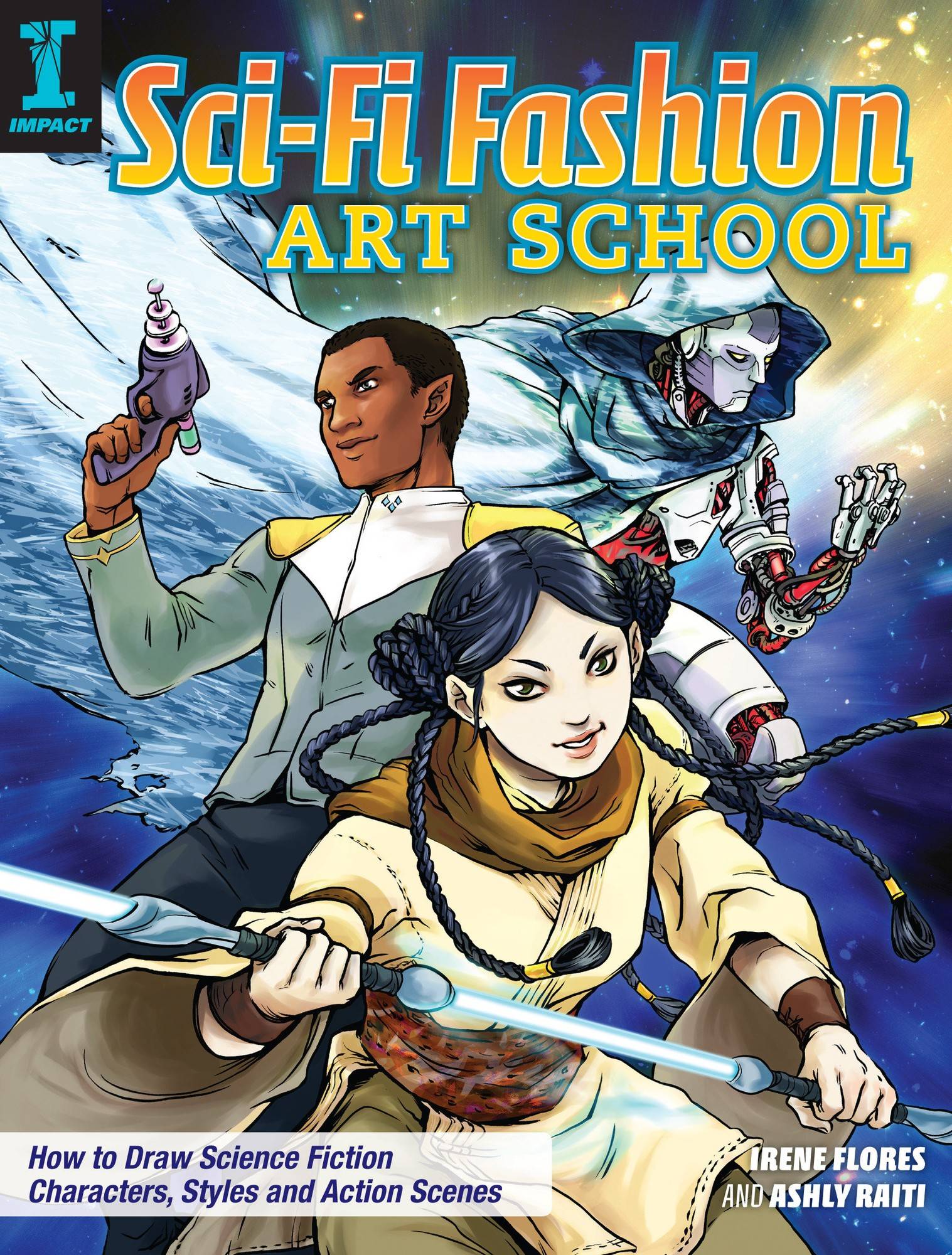 Sci-fi fashion art school - how to draw science fiction action looks, style