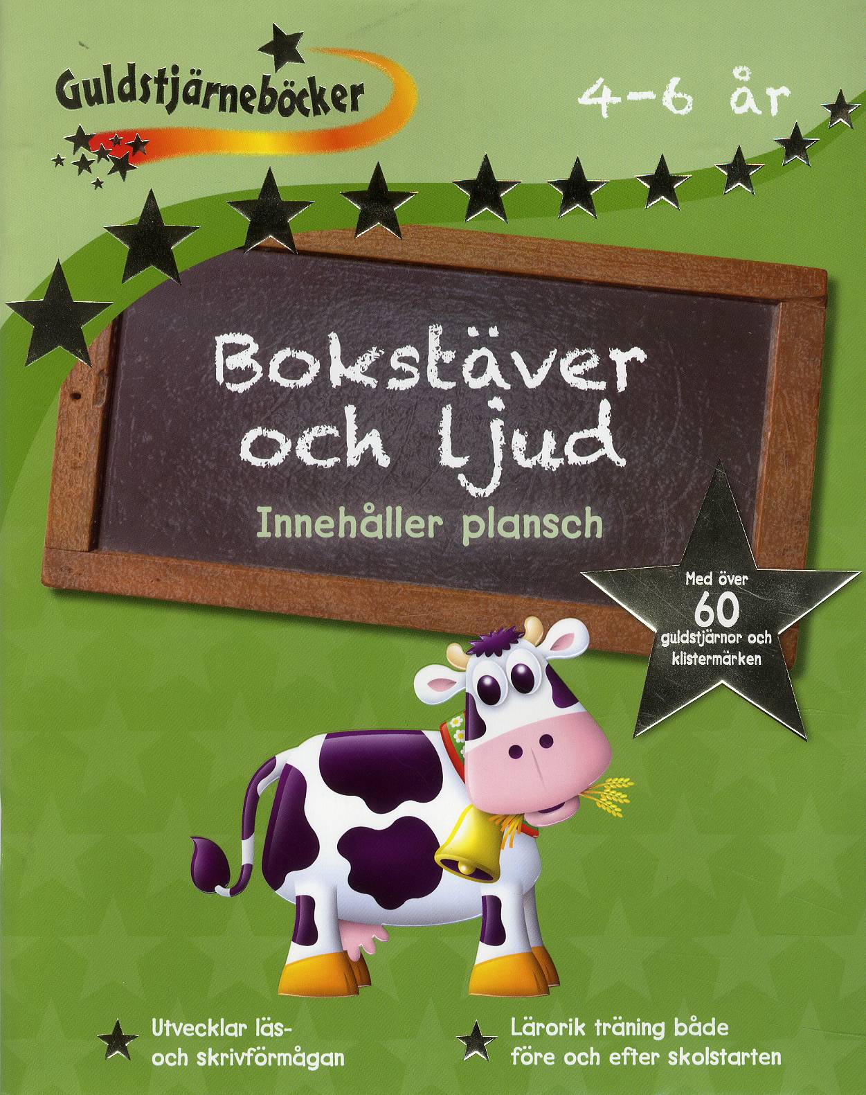 Bokstäver och ljud 4-6 år : innehåller plansch