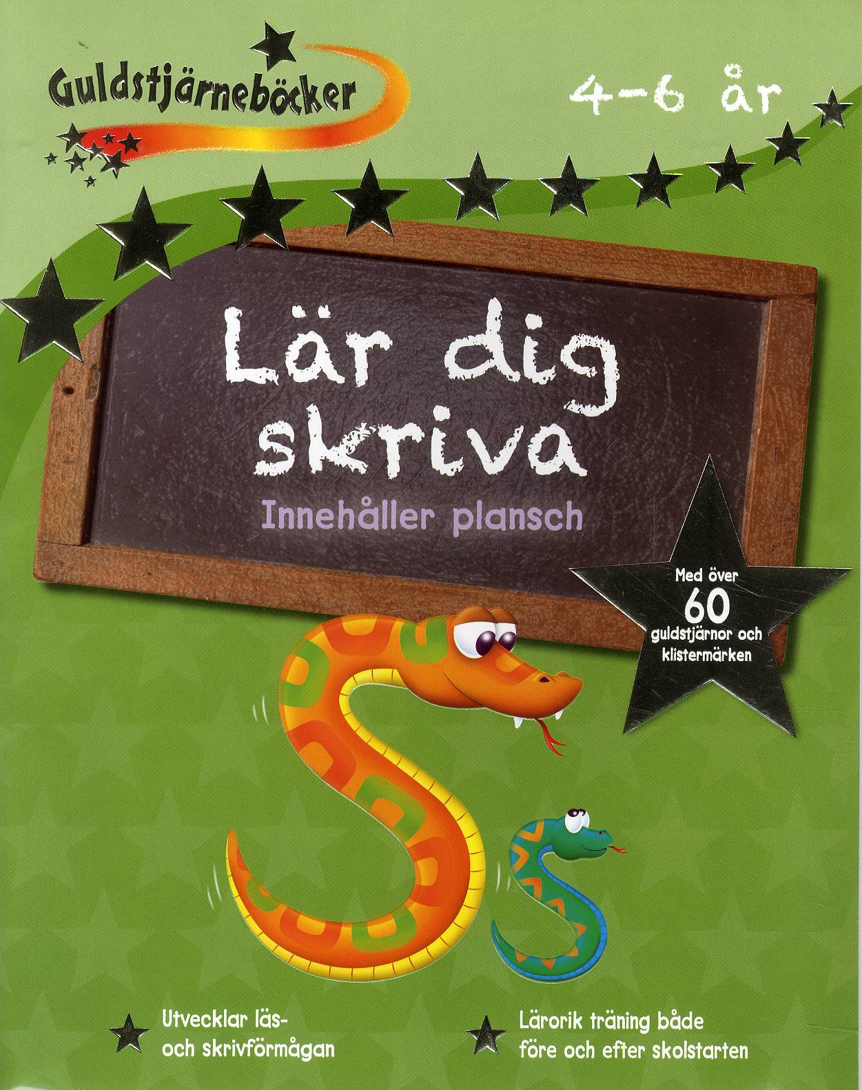 Lär dig skriva 4-6 år : innehåller plansch