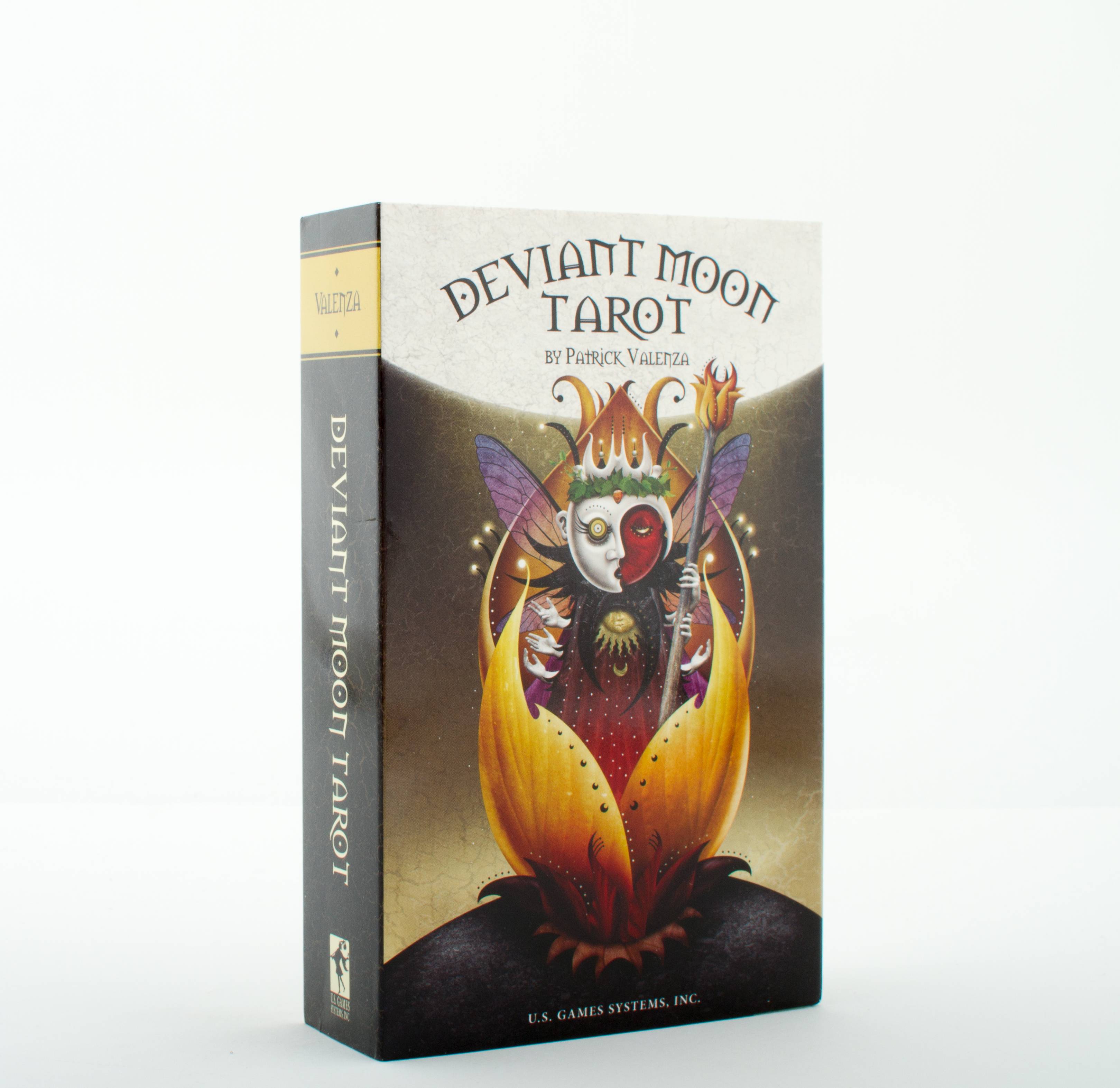 Deviant Moon Tarot: Premier Edition (78-Card Deck & Custom Spread Sheet)