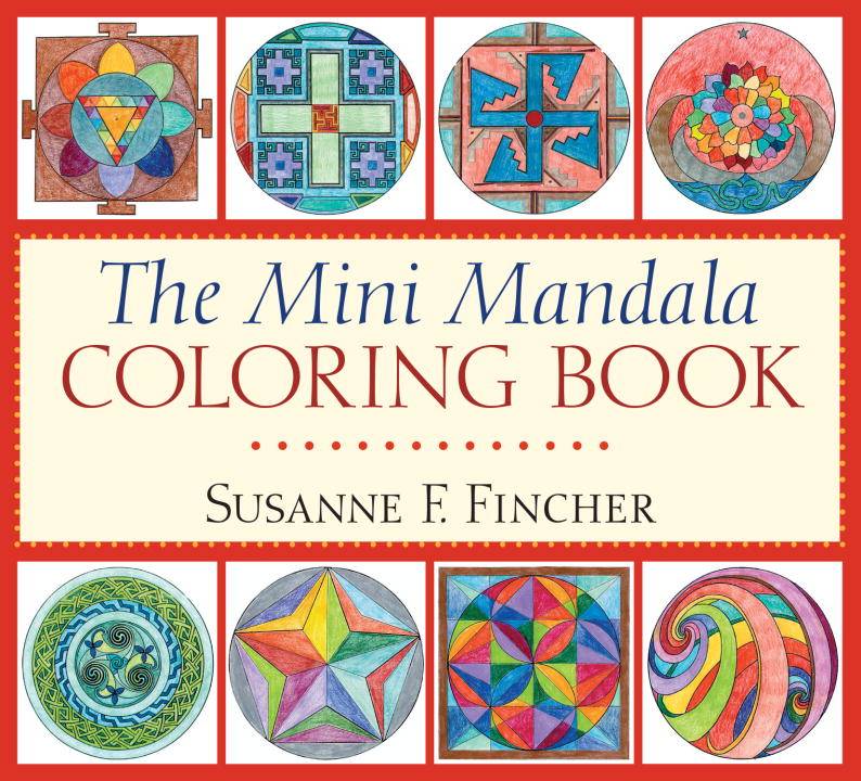 Mini mandala coloring book