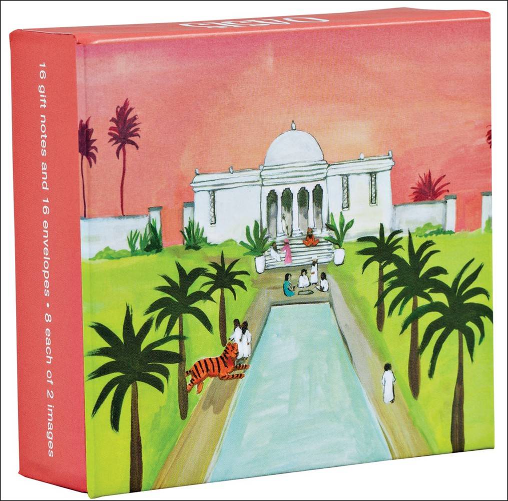 Hail Tiger Mini Fliptop Notecard Box