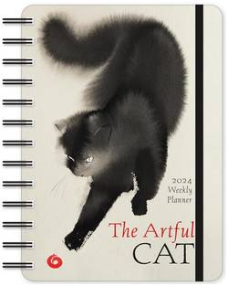 Artful Cat Weekly Planner 2024