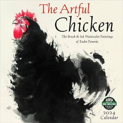 Artful Chicken 2024 Calendar