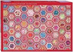 Kaffe Fassett's Fabulous Florals Quilt Jigsaw Puzzle : 1000 Pieces