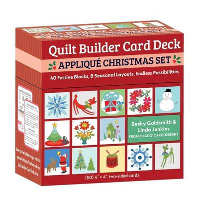 Quilt Builder Card Deck Applique Christmas Set