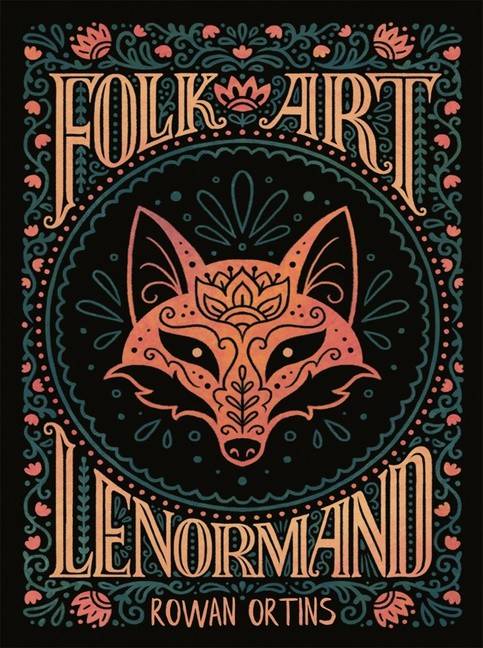 Folk Art Lenormand: Colorful 39-Card Divination Deck with 3 Extra Cards, 96-Page Illustrated Guidebook, Instructions for Learning to Read with Lenormand Cards