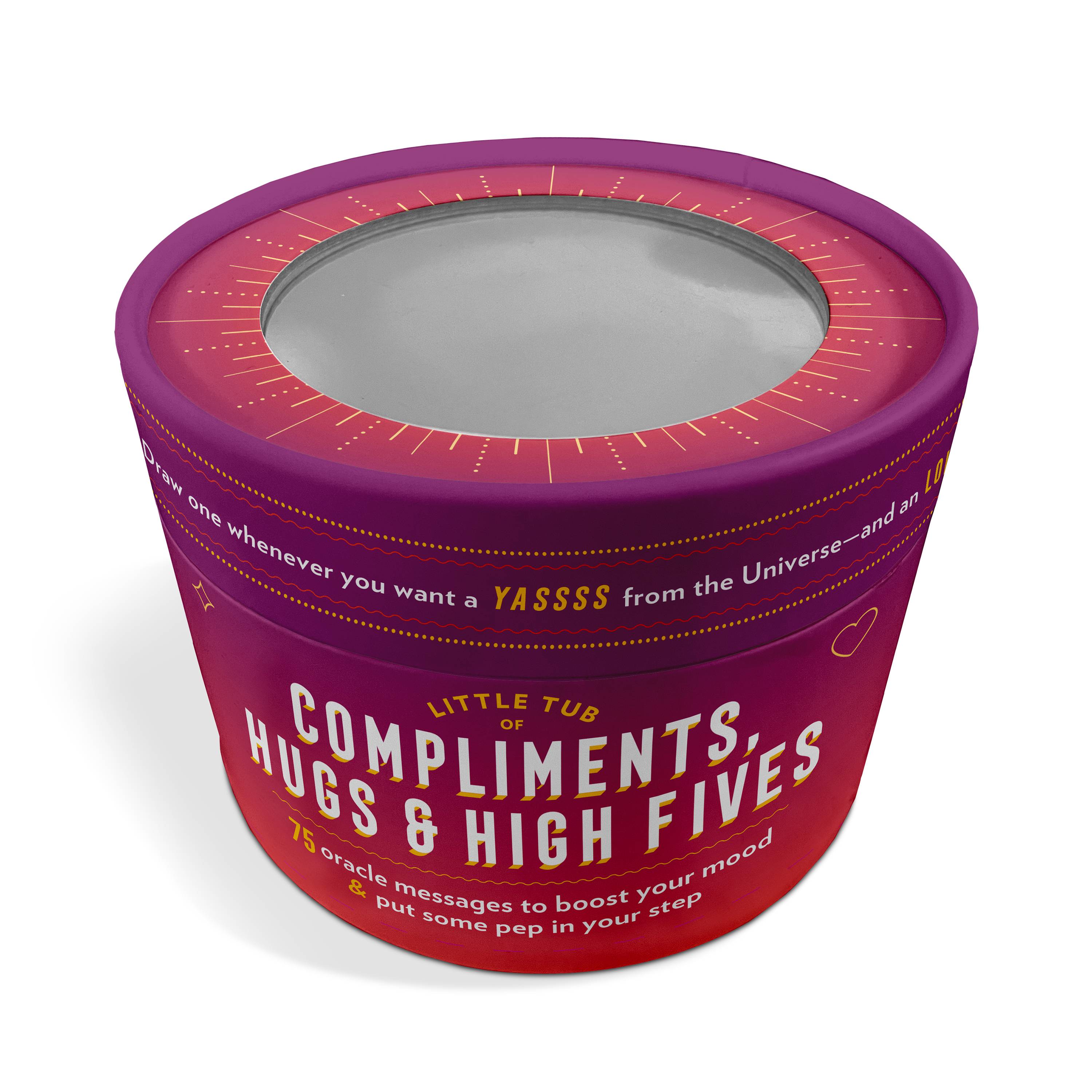 Knock Knock Compliments, Hugs & High Fives Oracle Tub