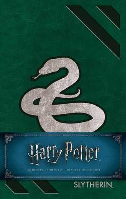 Harry potter slytherin hardcover ruled journal - redesign