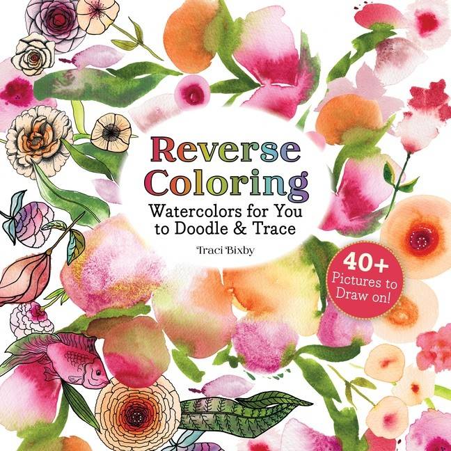 The Reverse Coloring Doodle Book