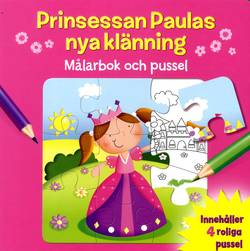 Prinsessan Paulas nya klänning : målarbok och pussel