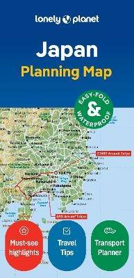 Lonely Planet Japan Planning Map