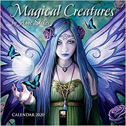 Magical Creatures by Anne Stokes Mini Wall Calendar 2020