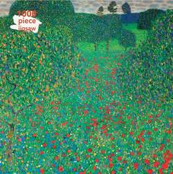 Gustav Klimt: Poppy Field 1000 Piece Jigsaw Puzzle (Shrinkwr