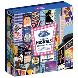 50 Must-See Musicals Bucket List 1000-Piece Puzzle