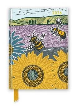 Kate Heiss: Sunflower Fields 2026 Luxury Diary Planner - Page to View with