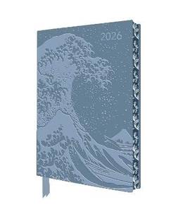 Katsushika Hokusai: The Great Wave 2026 Artisan Art Vegan Leather Diary Pla