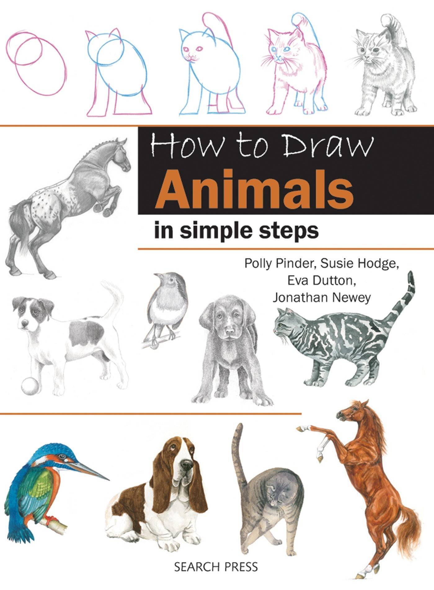 How to draw: animals - in simple steps