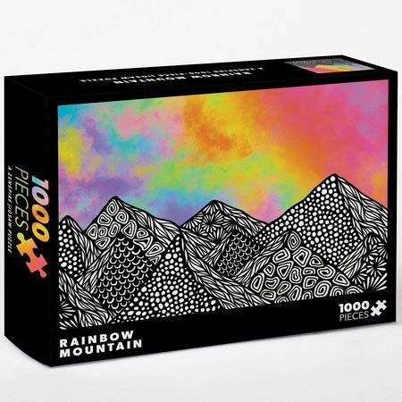 Rainbow Mountain : A Zenspire 1000-Piece Puzzle for Adults